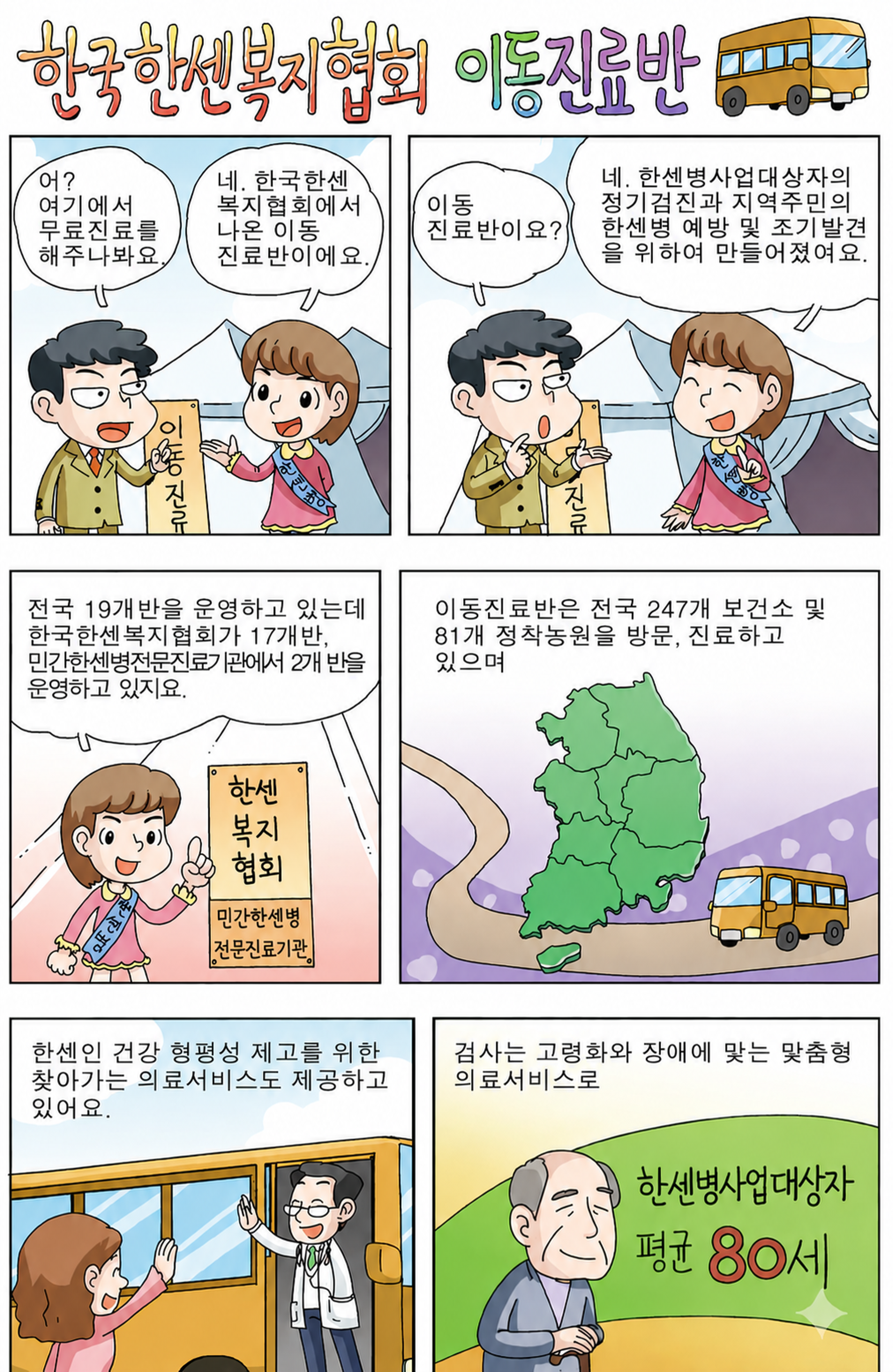 한국한센복지협회 이동진료반